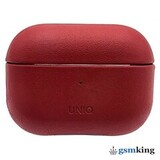 Uniq Terra Genuine Leather for AirPods Pro 1 & 2 Red