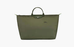 Longchamp Le Pliage Green Recycled Canvas M Travel Bag "Forest"