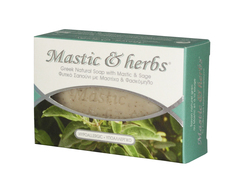 Натуральное мыло с мастикой и шалфеем MASTIC & HERBS 125 гр.
