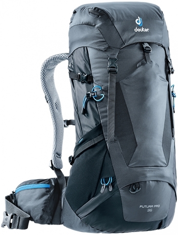 Картинка рюкзак туристический Deuter Futura Pro 36 Graphite-Black - 1