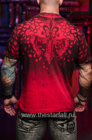 Xtreme Couture | Футболка мужская SHATTERED X1792 от Affliction спина
