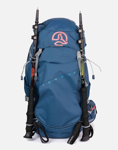 Картинка рюкзак туристический Ternua Pema 50 Blue Wing Teal - 7