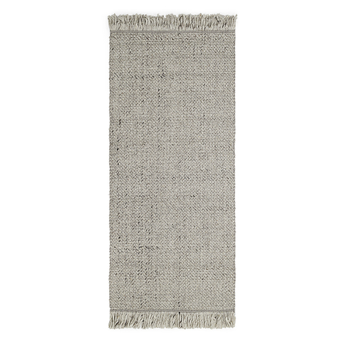 Ковер светло-серого цвета из коллекции Ethnic, 70х160 см