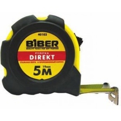 БИБЕР 40102 Рулетка ''DIRECT'' обрезиненный корпус 3мх16мм (10/120)