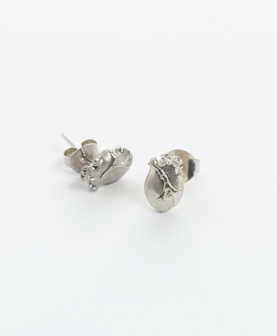 Серьги ANATOMIC HEART MEDIUM SIlVER