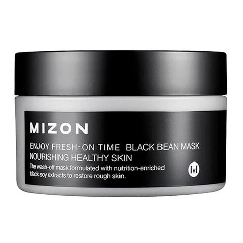 Mizon Enjoy Fresh-On Time Black Bean Mask - Антивозрастная маска с черными соевыми бобами