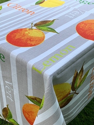 Скатерть 150x180 и 6 салфеток Dreams Citrus