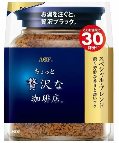 Кофе растворимый AGF A Little Luxury Coffee Special Blend м/у 60 г.