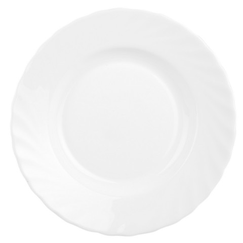 Тарелка суповая Luminarc Трианон стеклянная белая 225 мм (артикул производителя H4123/N5016)