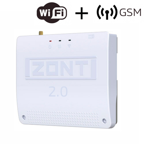 ZONT SMART 2.0 (GSM + Wi-Fi) Контроллер отопительный