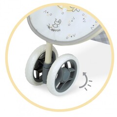 DeCuevas Прогулочная коляска для кукол с корзиной  серии Пингвиненок Пипо 56 см (90247)