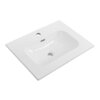 Cezares ECO-CER-N-1200-2C-SO-NCS-P ECO-CER-N База под раковину подвесная с двумя выкатными ящиками, Орех шоколад Софт, 1200x457x500, ECO-CER-N-1200-2C-SO-NCS-P