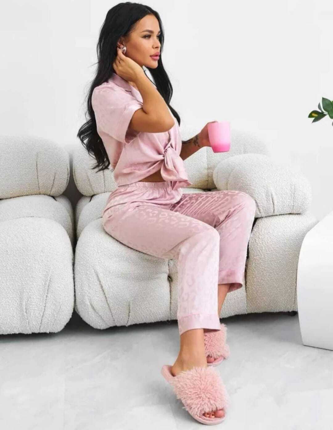 Домашняя одежда Leisure wear Тройка Пудра