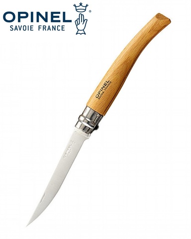 Нож складной перочинный Opinel Slim Beechwood №10 10VRI, 226 mm, дерево (000517)