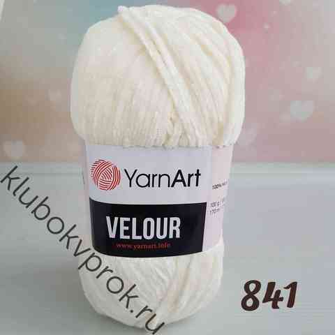 YARNART VELOUR 841, Молочный