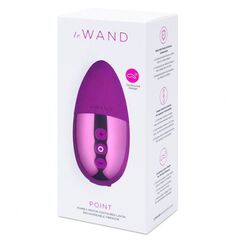 Фиолетовый утяжеленный премиум-вибратор Le Wand Point - 