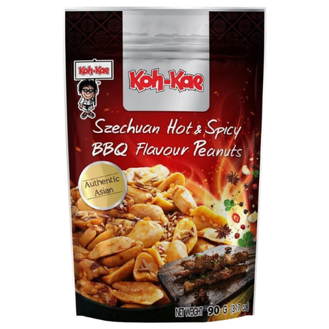 Арахис жареный со вкусом сычуаньского соуса барбекю KOH-KAE м/у, 90 гр