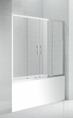 Душевая шторка на ванну Cezares ECO-O-VF-2 ECO-O-VF-2-170/145-C-Cr фото