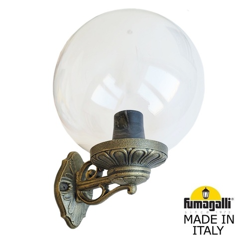 Уличный настенный светильник Fumagalli GLOBE 300 G30.131.000.BXF1R