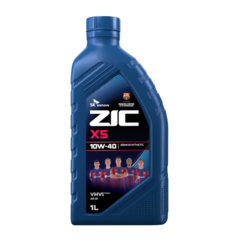 Масло моторное полусинтетическое ZIC Х5 SAE10w40 API SP 1л.