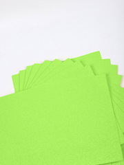 Фоамиран глиттерный, р. 20х30 см, 2 мм, салатовый