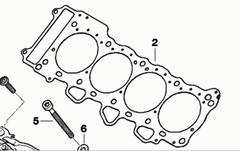 Прокладка ГБЦ для BMW S1000RR 2009-2014