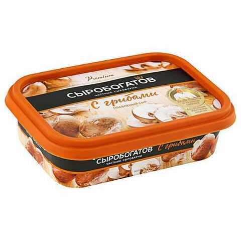 Сыр плавленный Сыробогатов с грибами 50% 200г, шт
