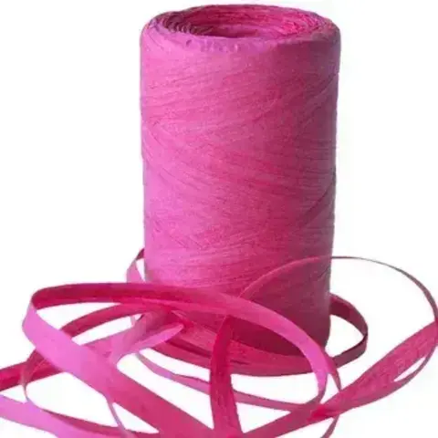 Шпагат бумажный для оформления подарков Alstad, 100 м, бумага, малиновый