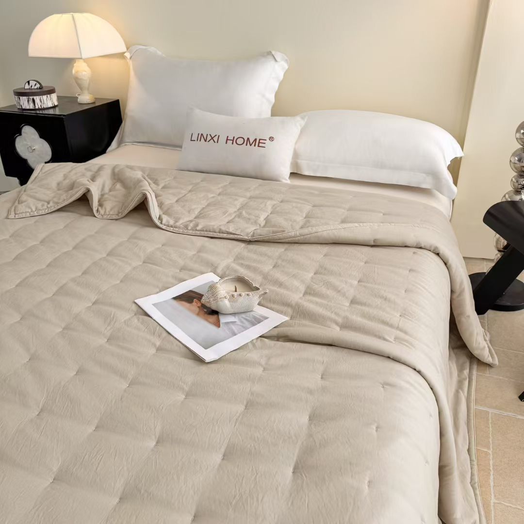 Одеяло легкое Тенсель 200х230 Бежевый