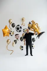 Сет гелиевых шаров Футбол - Нашему чемпиону