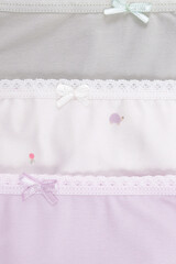 трусы/ уп  для девочки  К 1964-3уп/нежная сирень,алое,черепашата