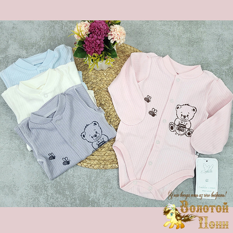 Боди швы наружу детское (56-62) 260202-Q2087