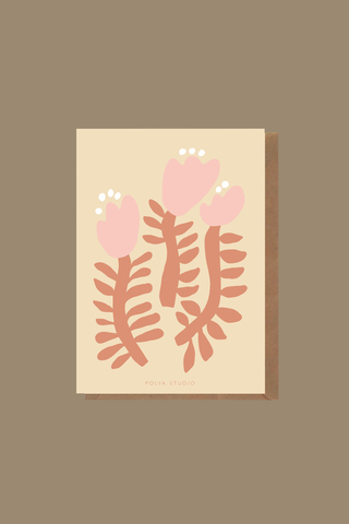 Открытка PINK FLOW