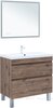 Aquanet 344145 Тумба Нота new 90 напольная 2ящ. цв.дуб веллингтон табак (344145)