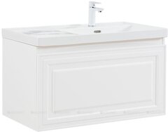 Aquanet 365936 Тумба с раковиной Агата 90 R 1 ящ. цв. белый сатин (365936) фото