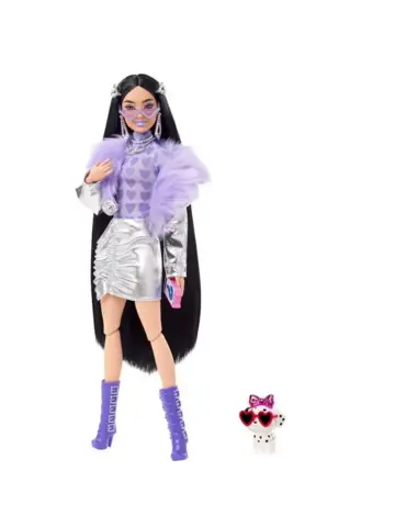 Кукла Барби Экстра с черными волосами HHN07