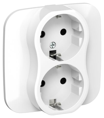 FLITE Роз. 2-я с з/к без з/ш 16А РС12-0-А-ФлБ бел. IEK