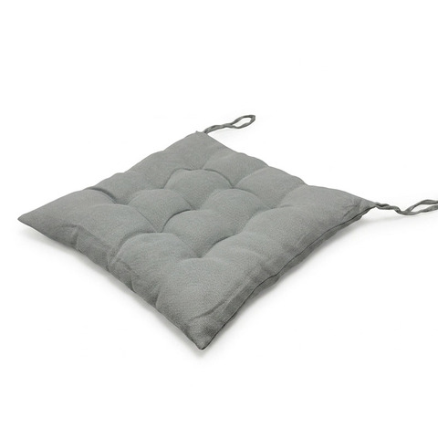 Подушка декоративная на стул Alvesta, полиэстер/полиэфир, серый