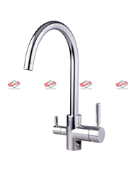 Смеситель для кухни с фильтром Warmer Brushed Chrome Line KPV-0201