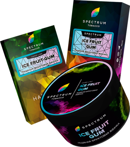 Табак Spectrum Hard Line Ice Fruit Gum 200г