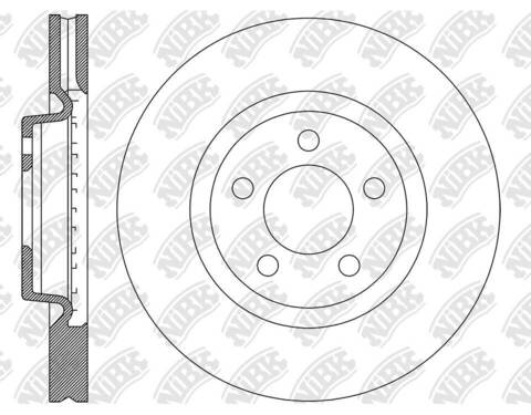 Диск тормозной NiBK RN2223 (2шт/упак.)
