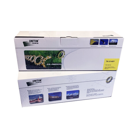 Тонер-картридж для (TK-5140Y) KYOCERA ECOSYS P6130/M6030/M6530 (5K) желт UNITON Premium GREEN LINE (Eco Protected)
