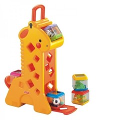 Fisher Price Музыкальный жираф с кубиками (B4253)