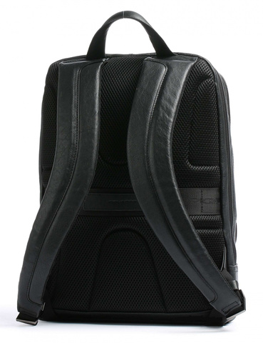 Рюкзак Piquadro Black Square, чёрный, кожа натуральная (CA4770B3/N)