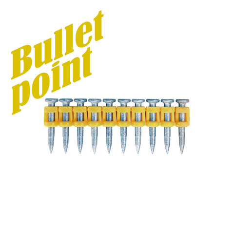 Усиленные дюбель-гвозди MG Bullet-Point 25по бетону, металлу тип CN (упаковка 1000 шт.)