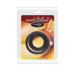 Набор эрекционных колец Cock & Ball rings