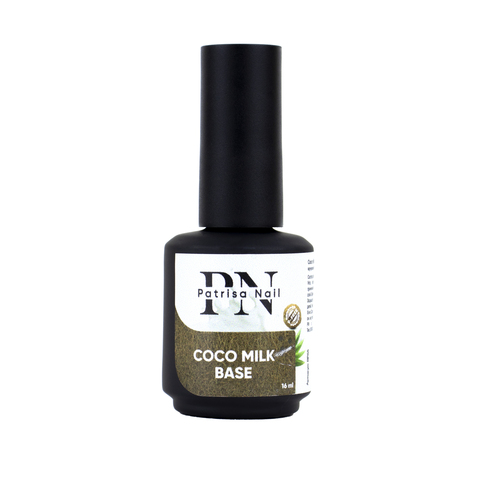Patrisa Nail, База каучуковая для гель-лака белая Coco milk base 16 мл