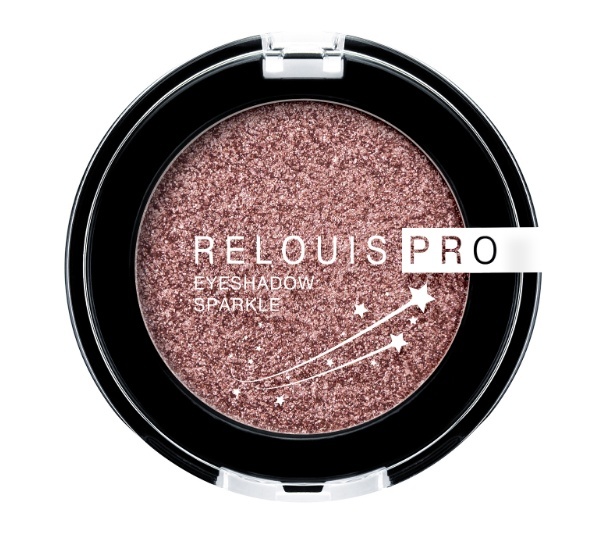 RELOUIS Тени "Pro Eyeshadow Sparkle" тон 06 Dusty rose