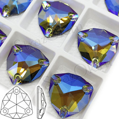 Стразы пришивные Триллиант, Black Diamond Shimmer, Trilliant купить оптом в интернет-магазине Strazok.ru