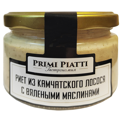 Риет из камчатского лосося с вялеными маслинами PRIMI PIATTI 180 г